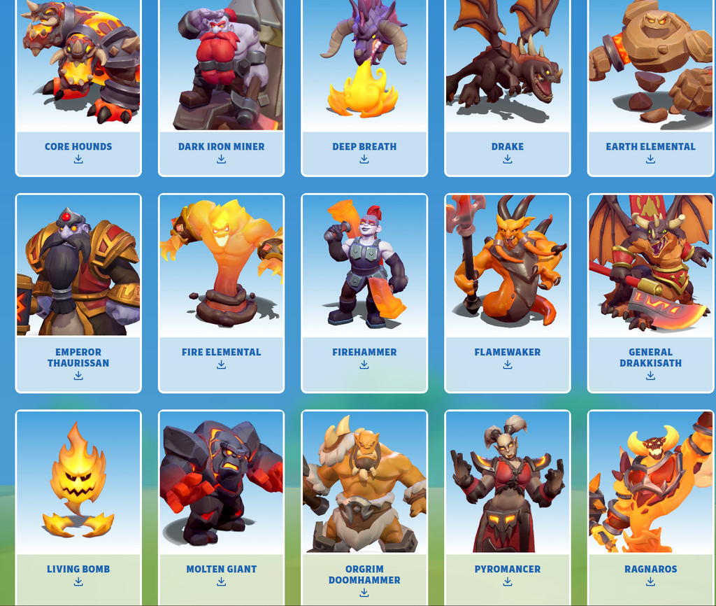 Warcraft Rumble Minis Set Army