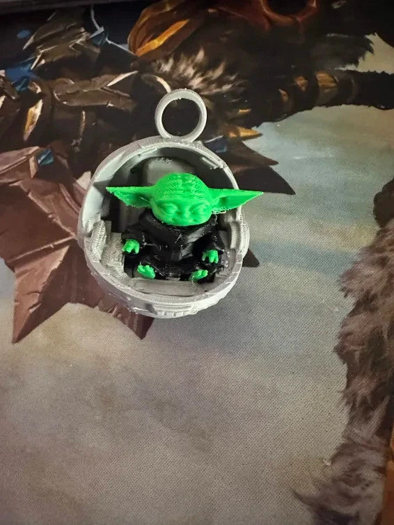 Grogu Mandalorian Keychain
