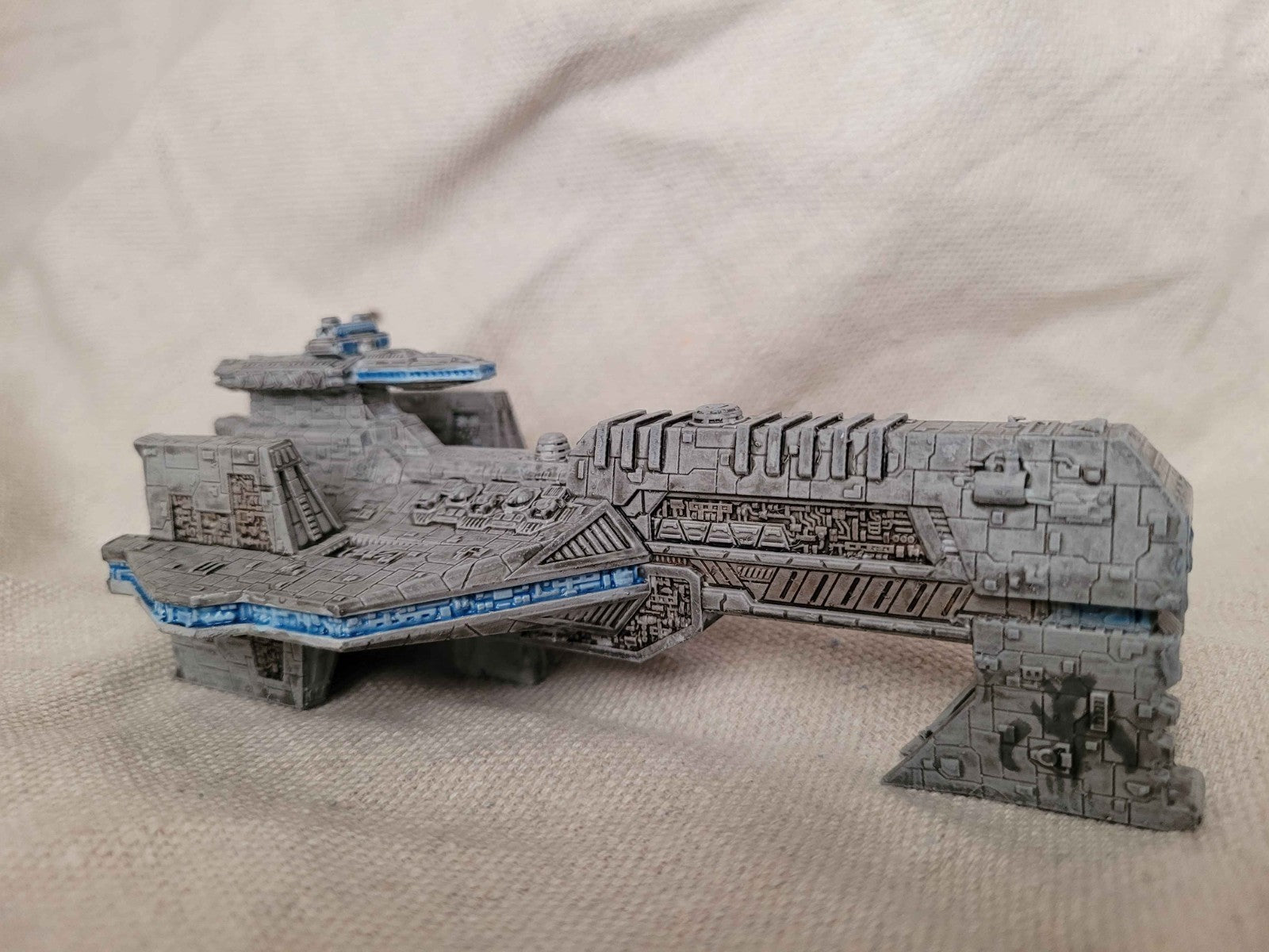 Star Wars Armada Keldabe Class Battleship 3D Print Painted