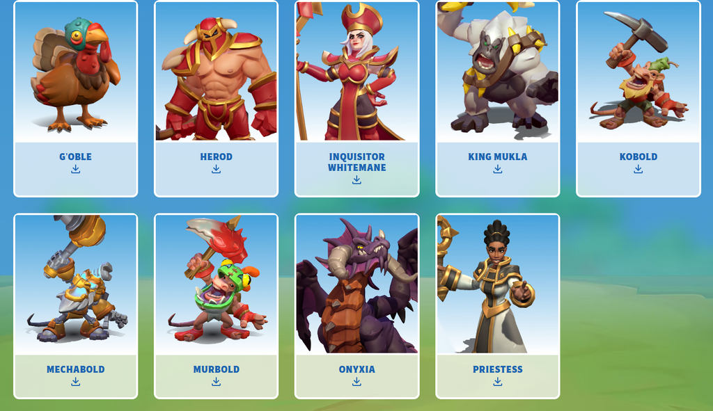 Warcraft Rumble Minis Set Army