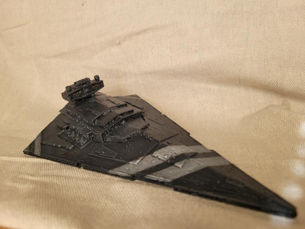 Star Wars Armada Imperial Star Destroyer Painted/stand/ship Tokens