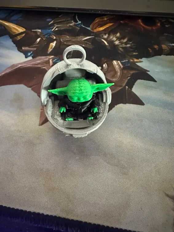 Grogu Mandalorian Keychain