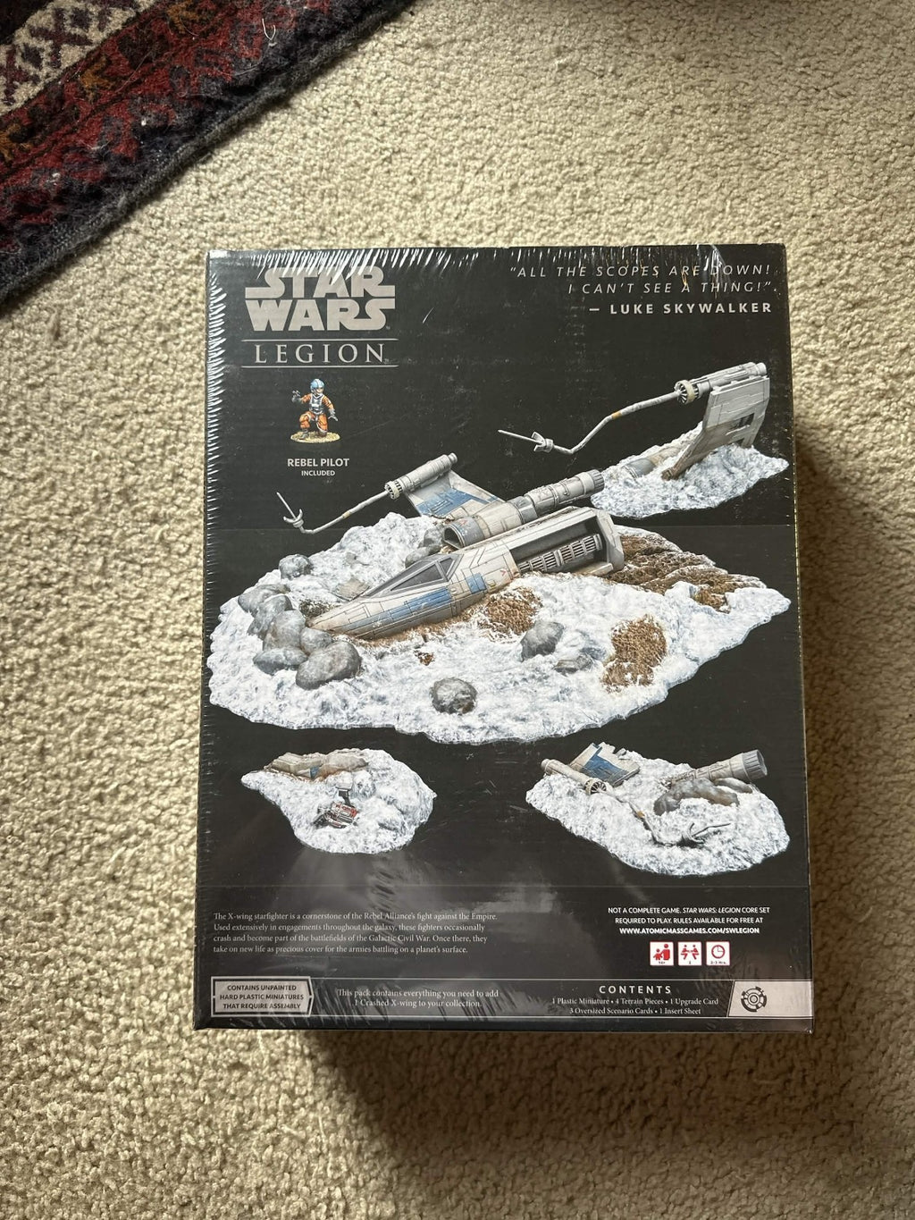 Star Wars Legion - Crashed X-Wing Battlefield Game Expansion - New & Sealed