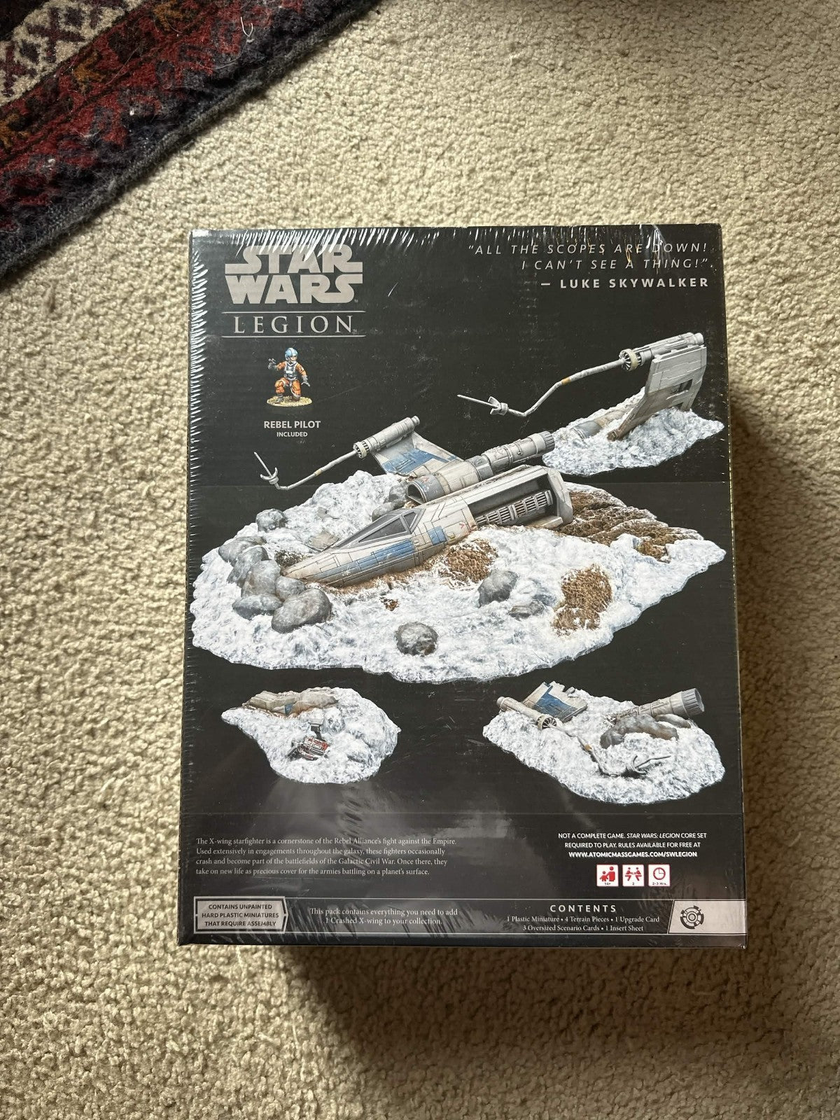 Star Wars Legion - Crashed X-Wing Battlefield Game Expansion - New & Sealed