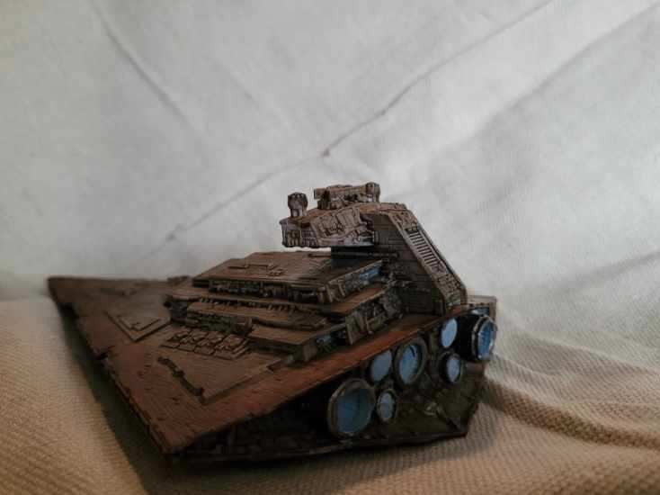 Star Wars Armada Imperial Star Destroyer Painted/stand/ship Tokens