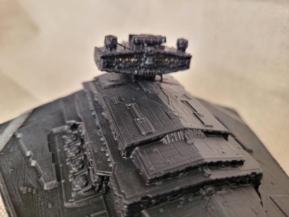 Star Wars Armada Imperial Star Destroyer Painted/stand/ship Tokens