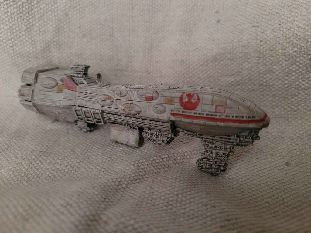 Rebel Assault Frigate Star Wars Armada 3D Print Miniature (Fully Painted)
