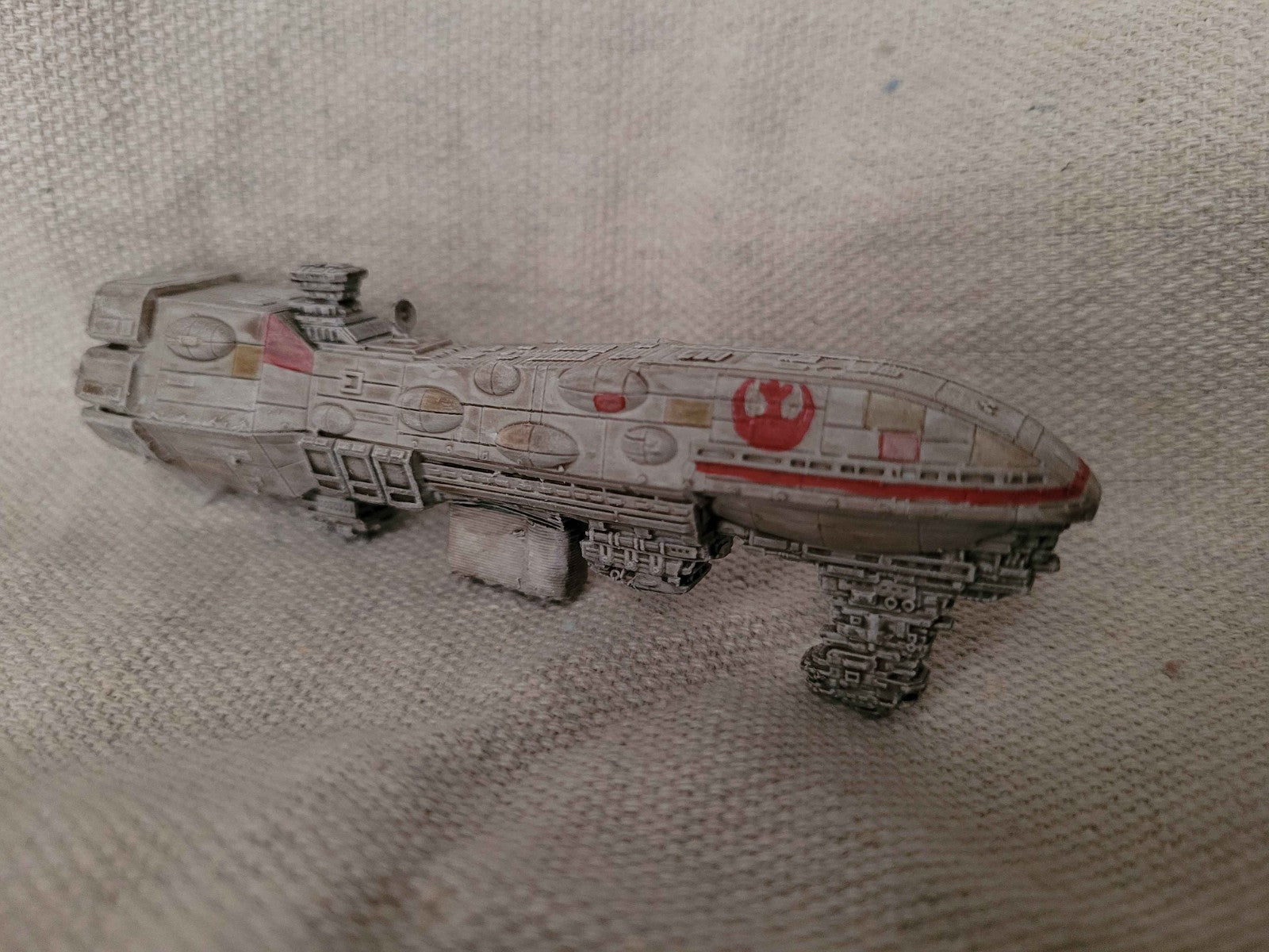 Rebel Assault Frigate Star Wars Armada 3D Print Miniature (Fully Painted)