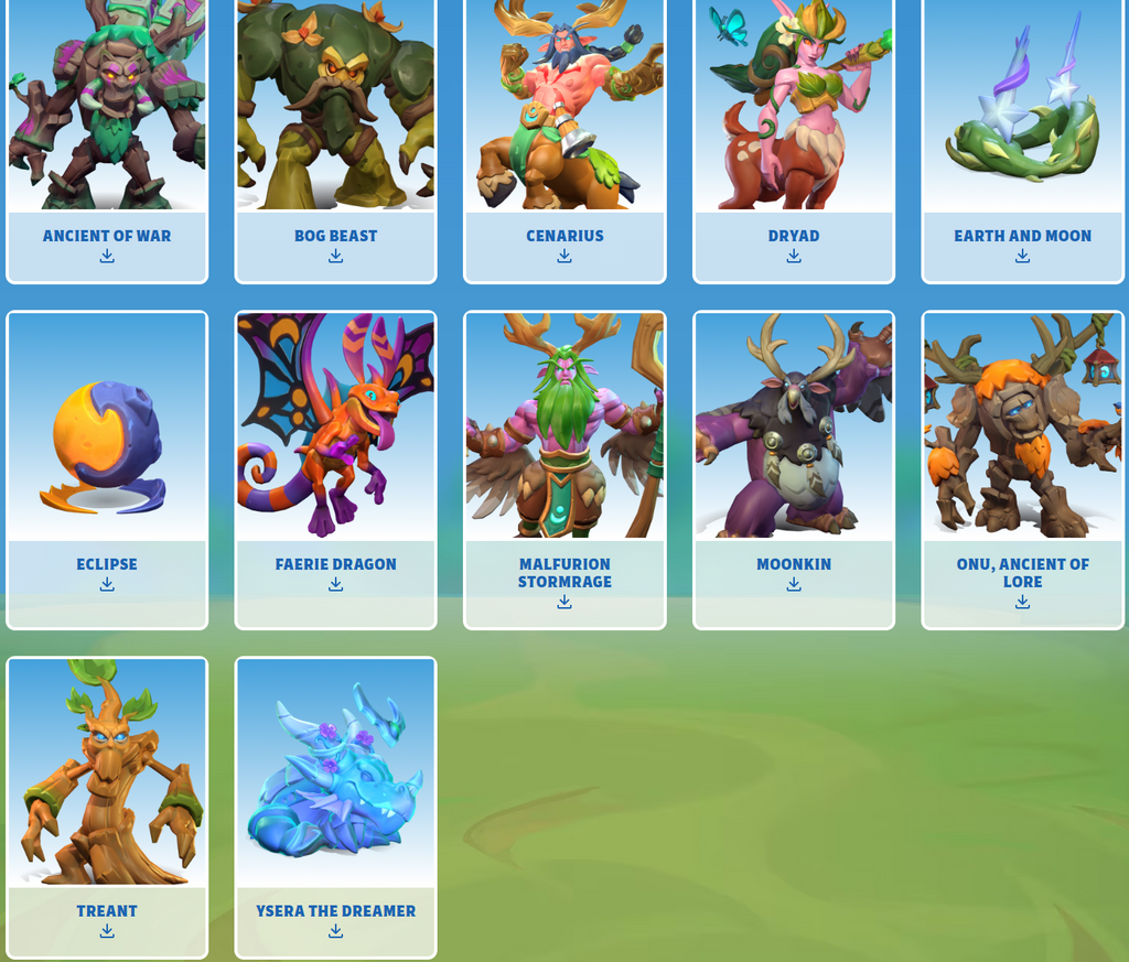 Warcraft Rumble Minis Set Army