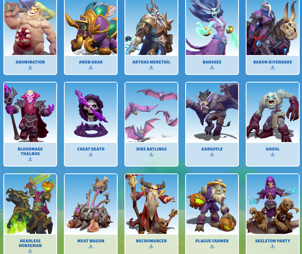 Warcraft Rumble Minis Set Army