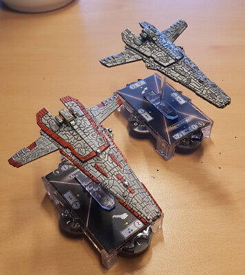 Victory II Class Frigate Star Wars Armada 3D Print Miniature (fully painted)